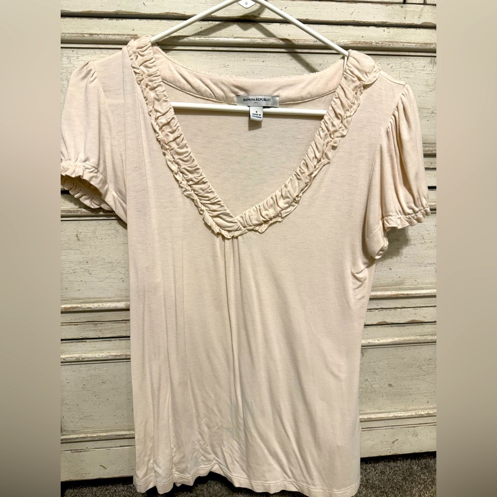 Banana Republic Small Cream top
